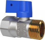 LK Kulventil 427B Blå, rak G15 inv/utv