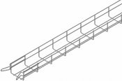 Trådstege, Varmgalvaniserad, 102x60 mm, 3 m