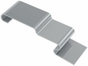 Fäste för skiljeplåt, Elförzinkad