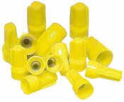 Toppklämma, ”Top Hat”, Gul, 0,5-4,0 mm², 100 st