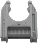 Rörfäste EC, 20 mm, Grå, 100st/förp
