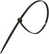 Buntband 304x4,8 mm, Svart UV, 100-pack