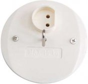 Takdoslock med lamputtag, Nova, 2-Pol