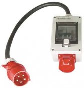 Övergångslåda, 32/16A, Avsäkrad