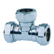 T-koppling, D1420, Förkromad Beskrivning: 12