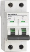 Dvärgbrytare Malmbergs, 6A, 2P, C-Typ