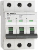 Dvärgbrytare Malmbergs, 13A, 3P, D-Typ