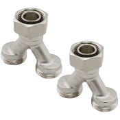 Uponor FLUVIA GRENRÖR 2XG3 4-3 4"EURO