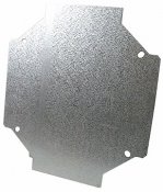 Montageplåt, 145x116 mm, För 25 128 08