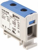 Universalplint, AL/CU, OTL, 1,5-50 mm², Blå