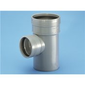 Grenrör 75X75 mm X 88,5° 2Muff X Slätända 25 Stk Per Frp Grå Wafix