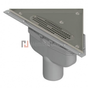 Purus Line Corner Golvbrunn Botten, Ø75