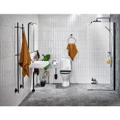 WC-SITS BELLO SLIM SVART SIGN/SPIRA ALTERNA