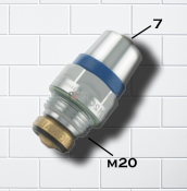FMM Kranöverdel för lös nyckel, med kägla 15, KV