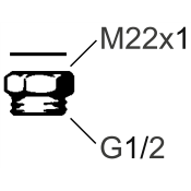 FMM Övergångsnippel G15xM22