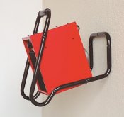 Byggvärmefläkt, 2kW, 230V, Röd, IP44, MB
