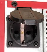 Byggvärmefläkt, 2kW, 230V, Röd, IP44, MB