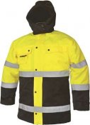 Parkas, Varsel EN471, Klass 3, Gul, XXL