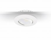 Downlight MD-230, LED, 3x5W, Vit, IP44, 3-pack