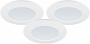 Downlight MD-232, LED, 3x10W, Vit, IP44, 3-pack