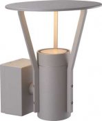 Väggarmatur Eklof VI, LED, Silver, IP54