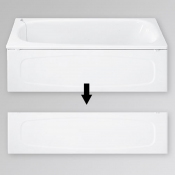 Front för badkar Caribia 1600, Ifö