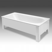 Ifö caribia halvfront m stativ för badkar HF15