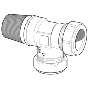 Nibe Säkerhetsventil 22mm 2,5bar