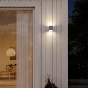 Plejd Väggarmatur Upp/Ner Out-01 Grå