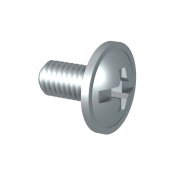 Skruv M6x20mm Elförzinkad