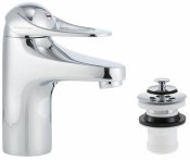 FMM Tvättställsblandare 9000E II Krom med Silpluggventil