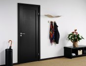 Foderset Enkeldörr Fanér Svartlaserad Ek