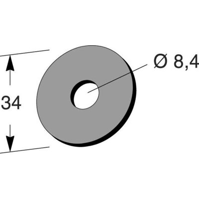 MP-244Z Bricka till Takfäste 10st