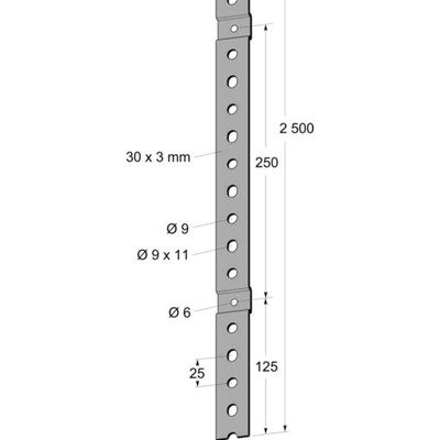 MP-800Z Klamringsband 2,5M