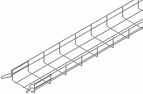 Trådstege, Varmgalvaniserad, 152x60 mm, 3 m