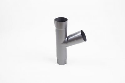 Grenrör 90 Mörk Silver