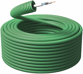 Flexrör Koax RG6T 1,02mm, Ø16mm, 100m, Ring