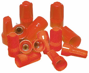 Toppklämma, ”Top Hat”, Röd, 0,5-6,0 mm², 100 st