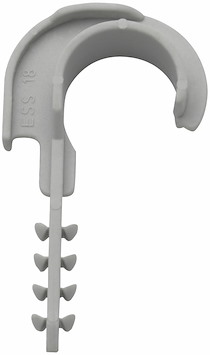 Kabel och rörfäste ESS, 16-20 mm, Grå, 200st/förp