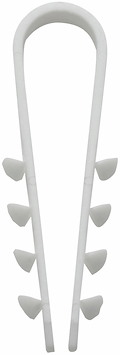 Kabel og rørholder DKS, (For diameter mm), (Farve), 200stk/forp.