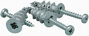 Gipsankare, Ankare 6x38 mm, Skruv 4,5x35 mm, 5 st