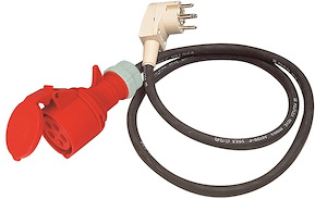 Övergångskabel, Perilex-CEE 3-Fas, 1,5 m