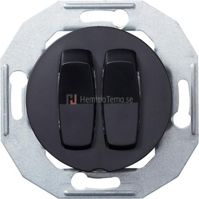 Renova Strömställare kron snabbanslutning. Svart