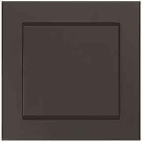 Strömbrytare Optima, 1-pol/trapp, Svart