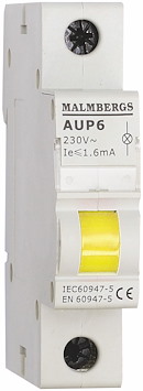 Signallampa, LED, Gul, 230V