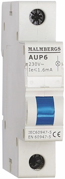 Signallampa, LED, Blå, 230V
