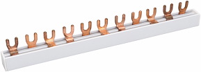Fasskena 3-fas, Gaffel, 3-P, 10 mm², 11 moduler