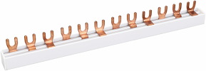 Fasskena 3-fas, Gaffel, 3-P, 10 mm², 12 moduler