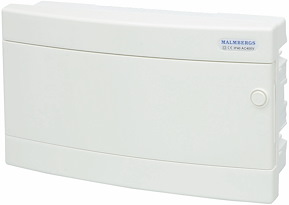 Normkapsling, Infälld, 18 moduler, IP40