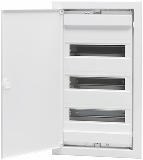 Normkapsling, infälld, 3 rad, 36+6 mod, IP40